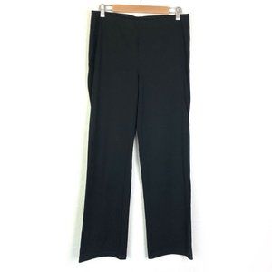 Eileen Fisher Black High Waist Straight Leg Pants
